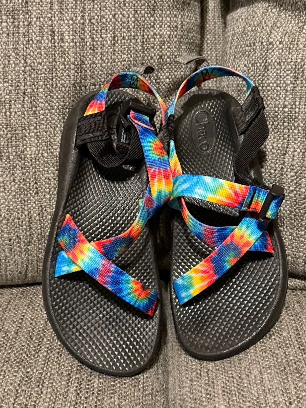 Chaco Kids Rainbow Tie-Dye Sandals